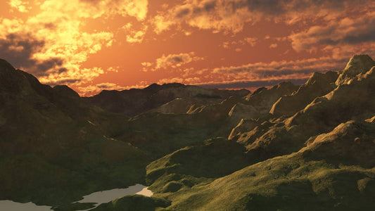 Sunset in the Hills