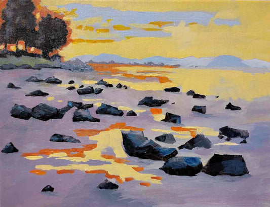 Radiant Ocean at Sunset